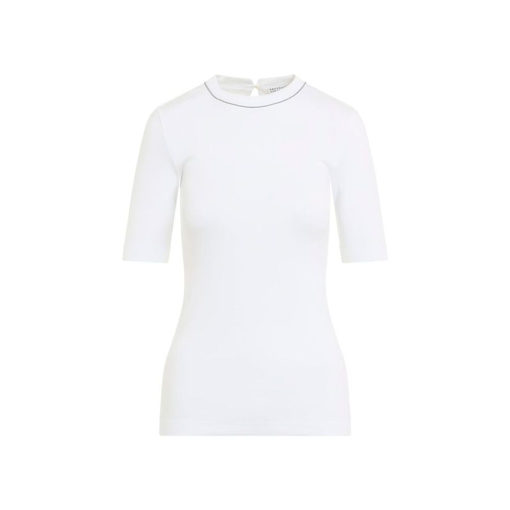 Brunello Cucinelli Rib T-Shirt Women